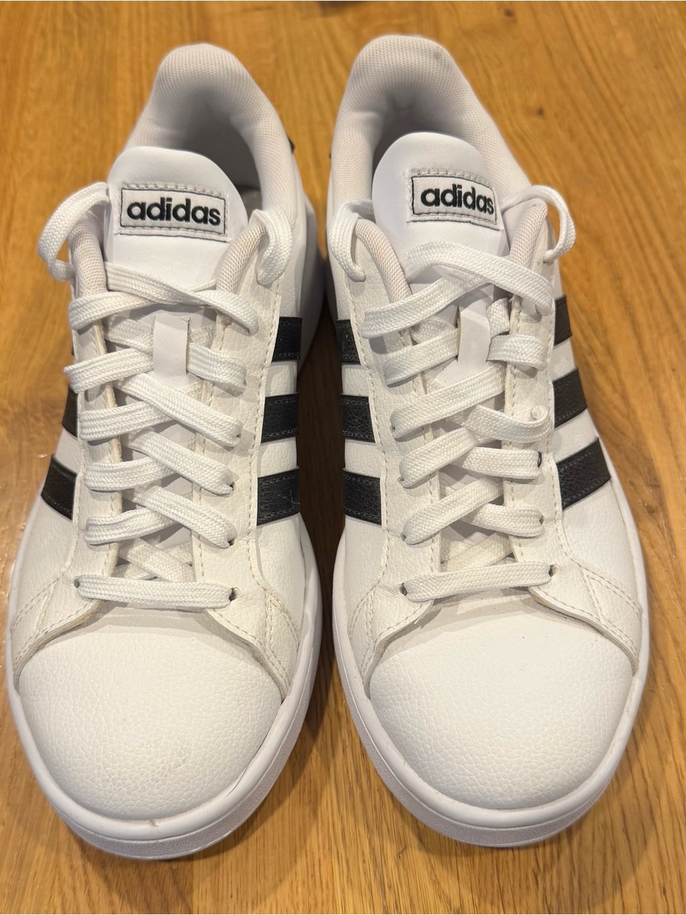 Adidas White and Gray Low-Top Sneaker